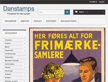 Tablet Screenshot of danstamps.dk